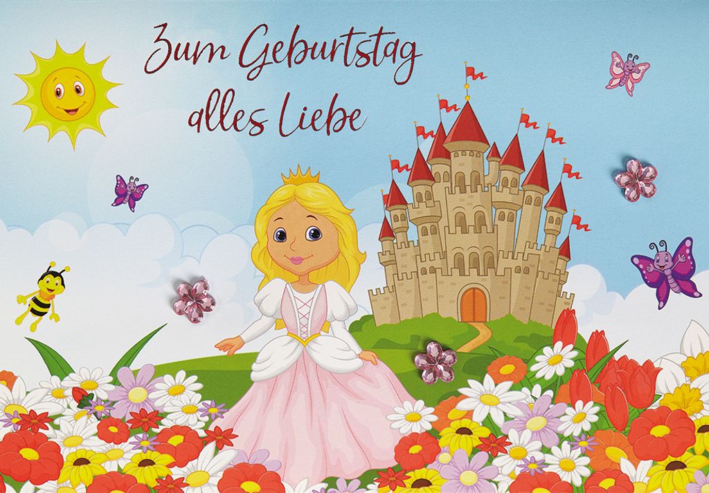 Geburtstag - PopUp-Card - Klappkarte mit 3D-Innenleben - Grußkarte