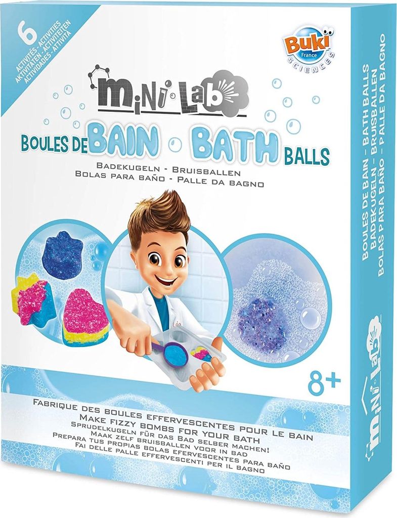 Buki sprudelnde Blle Mini Lab Spielzeugset - kreatives Experimentieren