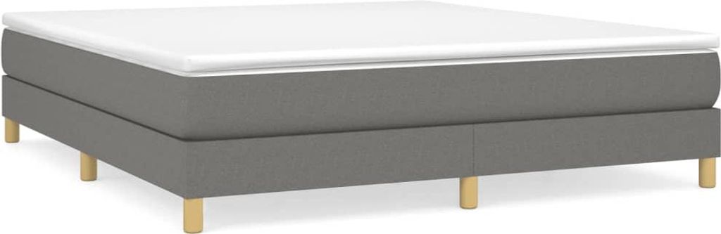 vidaXL Boxspringbettgestell Dunkelgrau 180x200 cm Stoff Produktbild 