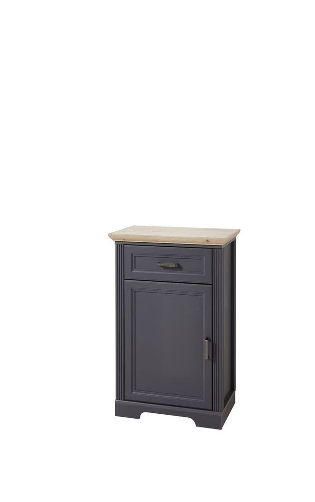 JASMIN Schuhschrank Graphit / Eiche Produktbild 