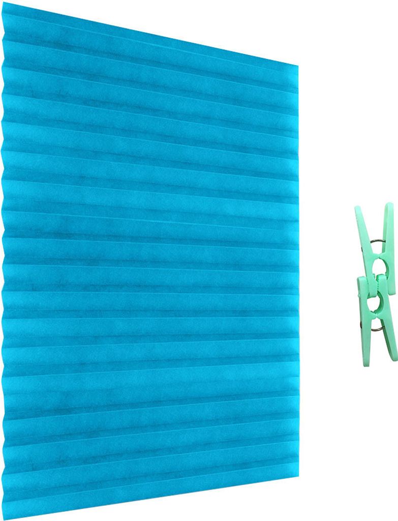 Schatten Jalousien Blackout Dekorative helle Farbmultipurpose -Vorhang Küche Vorräte-Blau