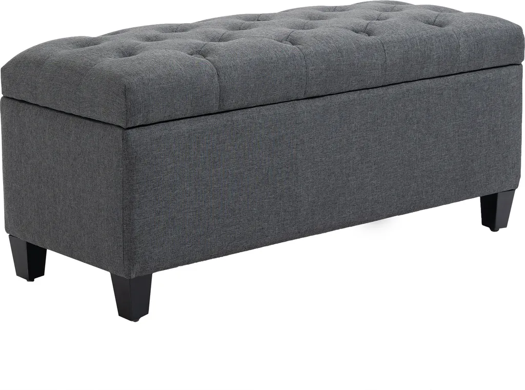 Gagnez de la place avec le banc de rangement HOMCOM 838-166CG compact