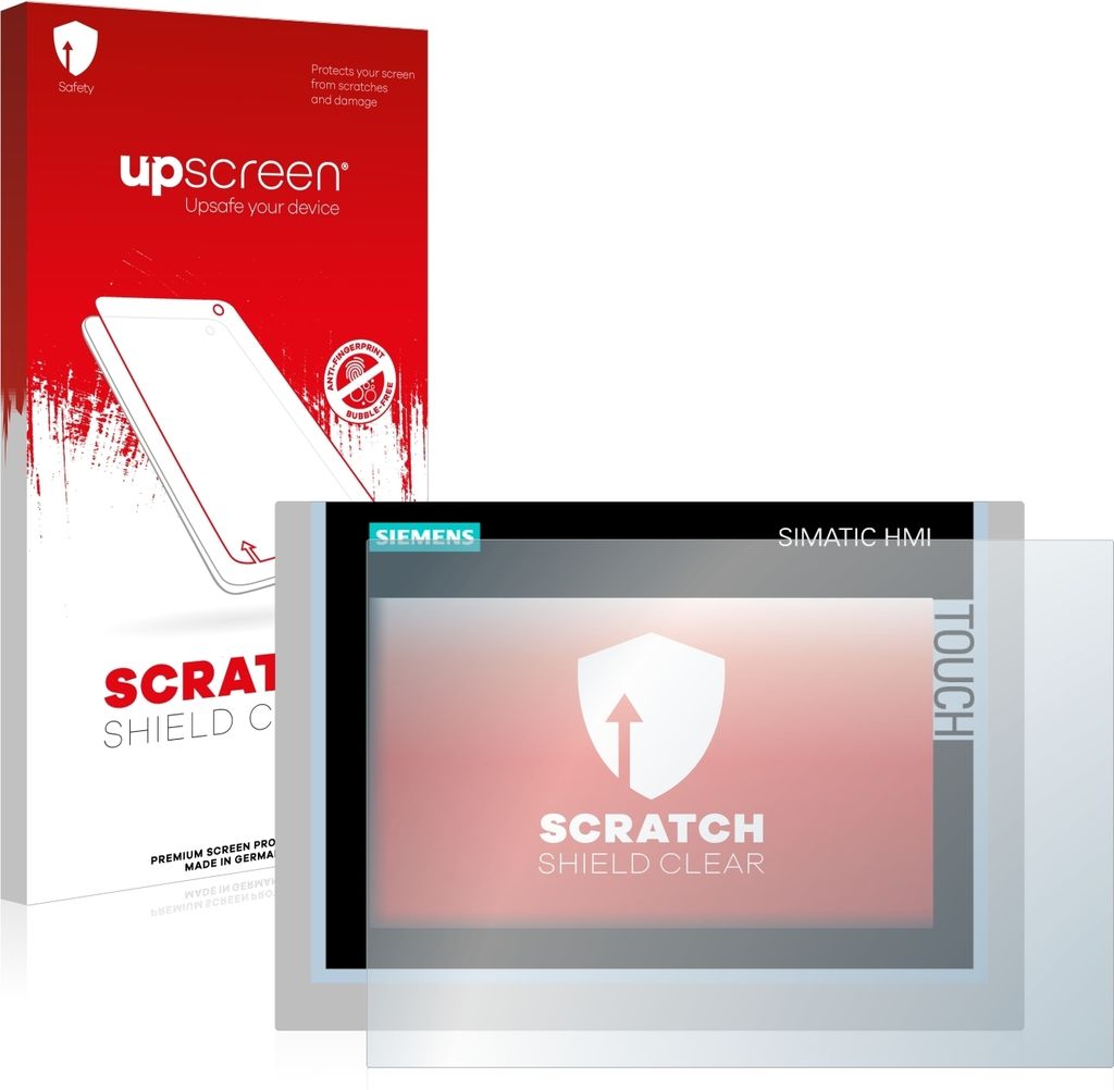 upscreen Schutzfolie für Siemens Simatic HMI TP700 Comfort Displayschutz Displayschutzfolie Folie Klar Transparent