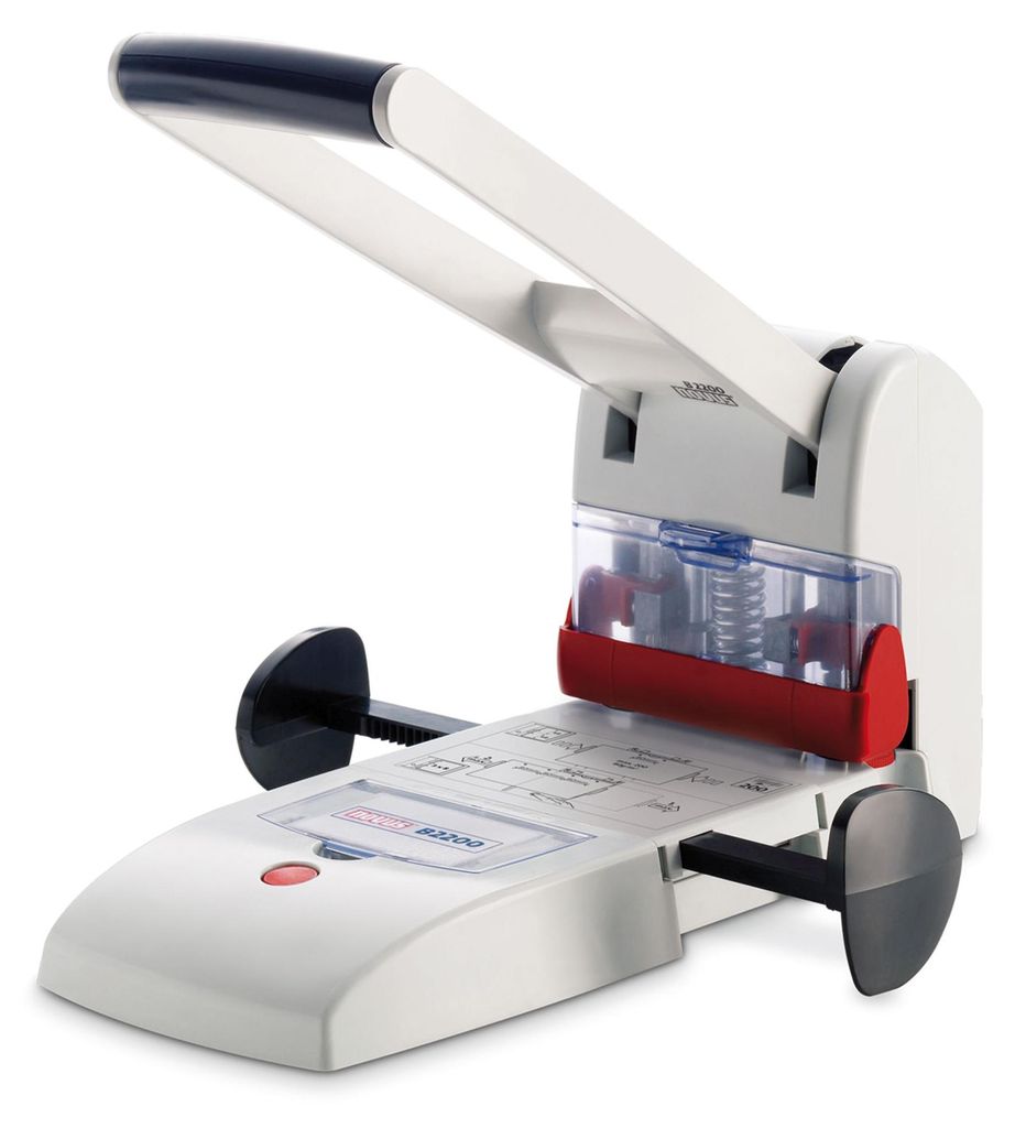 NOVUS Blocklocher B 2200 grau Zwei- und Vierfach Lochung Image du produit 