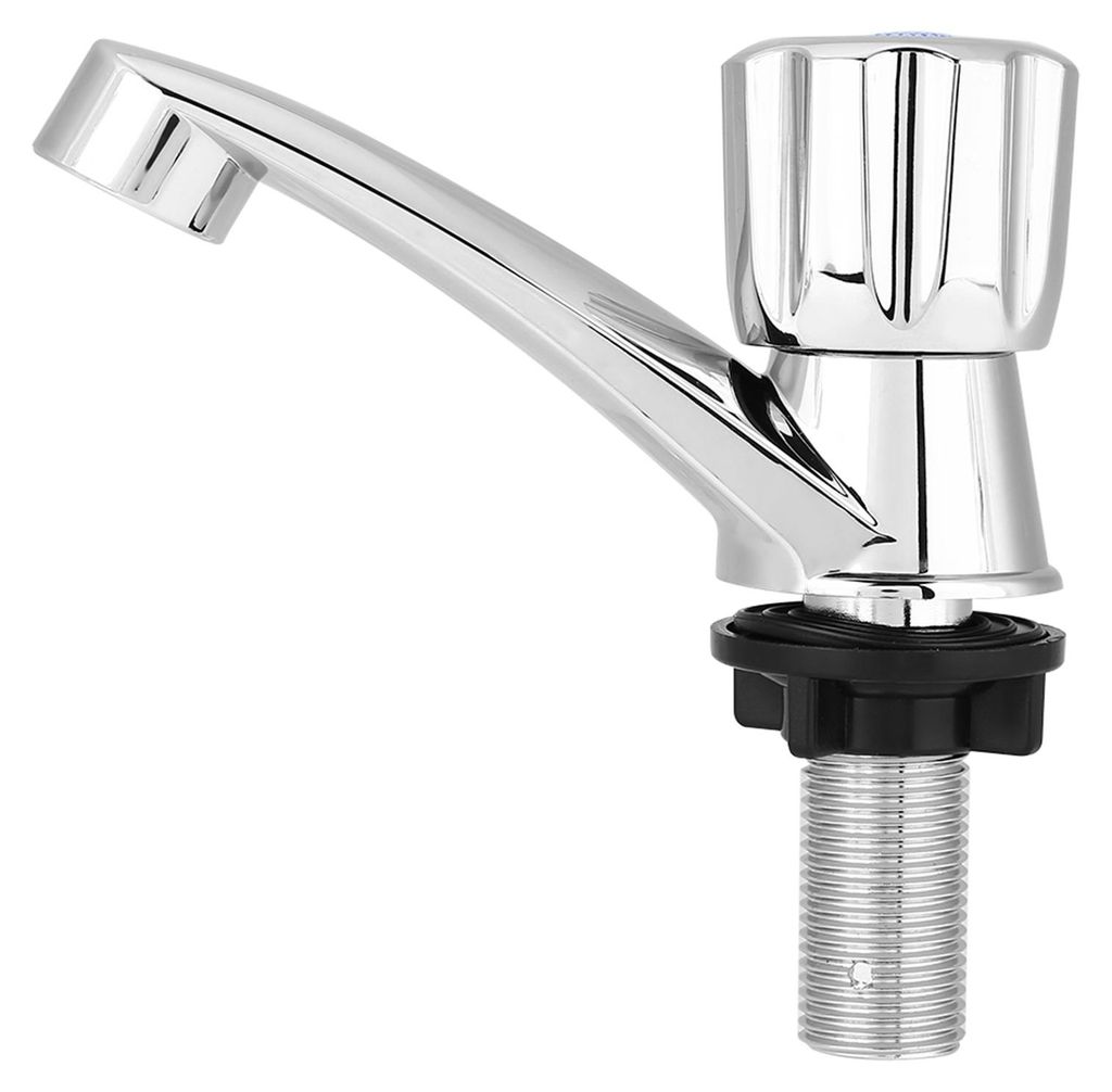 ABS-Kunststoff, einzelner Kaltwasserhahn, Wasserhahn, Badezimmer, Waschbecken, Küchenspüle, Zubehör (Verschluss G1/2)