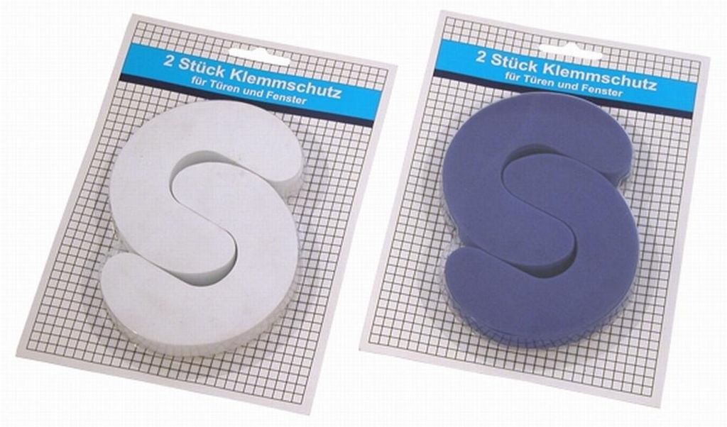 4x Klemmschutz für Türen und Fenster Türpuffer Fingerschutz Produktbild 