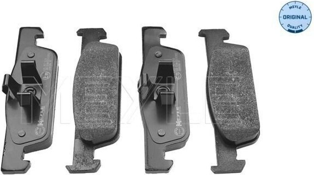 MEYLE 025 257 0217 - OE 410605612R Bremsbeläge, Vorne für Logan, Sandero, Clio IV, Logan II, Thalia III (L8), Twingo III (BC), Forfour (453), For...