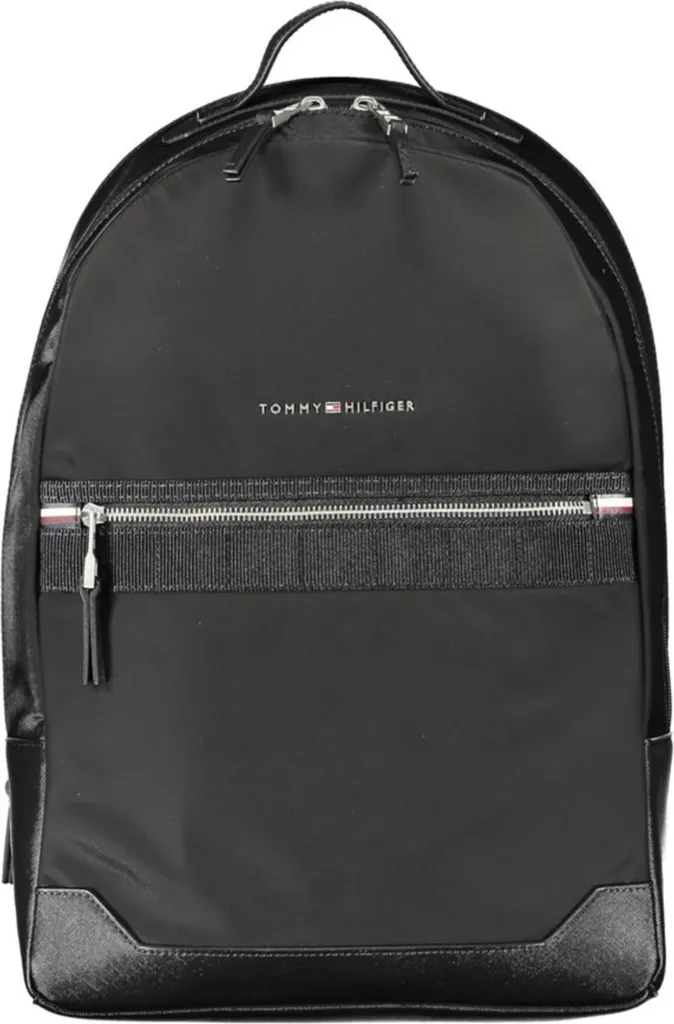Zaino Uomo Tommy Hilfiger AM0AM11573 TH Elevated Nylon Nero