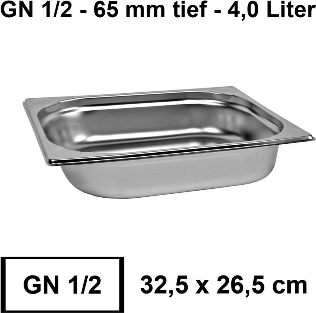 Nádoba Vogue GN z nerezové oceli 6,5 cm GN1/2 Obrázek produktu 17