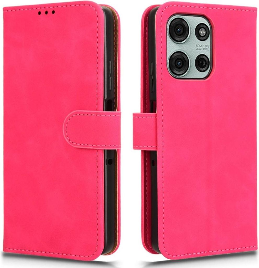 Motorola Moto G75 Hülle - Coverup Klapphülle - Rosa