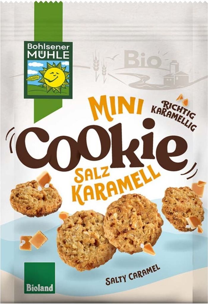 Bohlsener Mhle Mini Cookie Salz Karamell -  - 125g Produktbild 