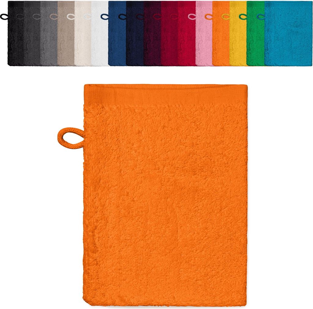Waschhandschuh 15x21 cm Waschlappen 100% Baumwolle, Farbe: Produktbild 2