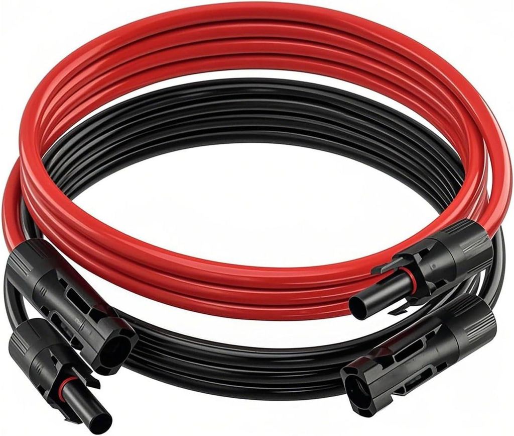 1 Paar 2m MC4 Solarkabel 6mm² Verlängerung PV Kabel Produktbild 
