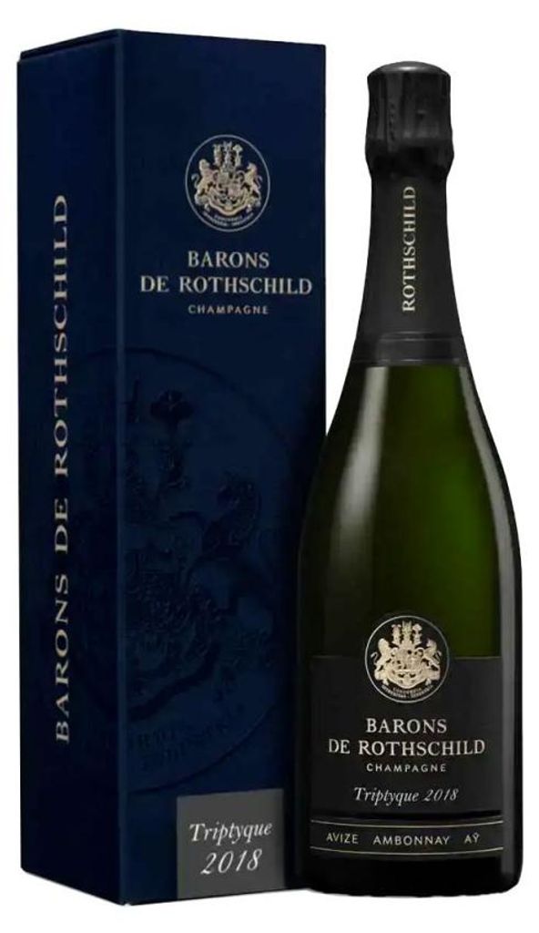 Barons de Rothschild Triptyque Millesime 2018 Estuche Champagner Frankreich Champagner 75.00 cl 12.0 %