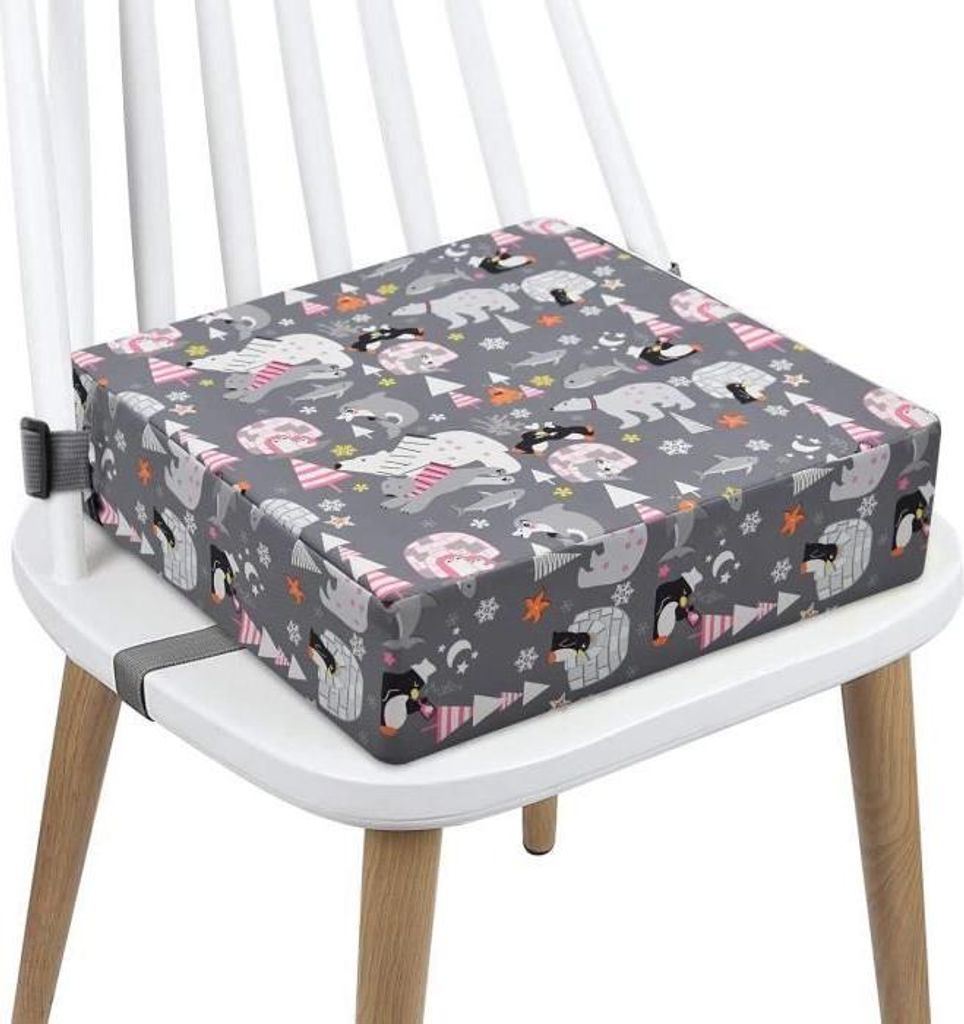 Tragbares Sitzkissen für Babyhochstühle (Bär)