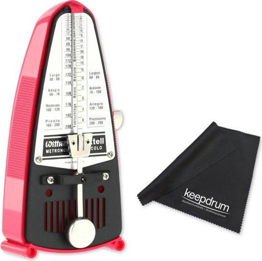 Wittner Metronome Taktell Piccolo mechaniczny ciemnoróżowy Zdjęcie produktu 