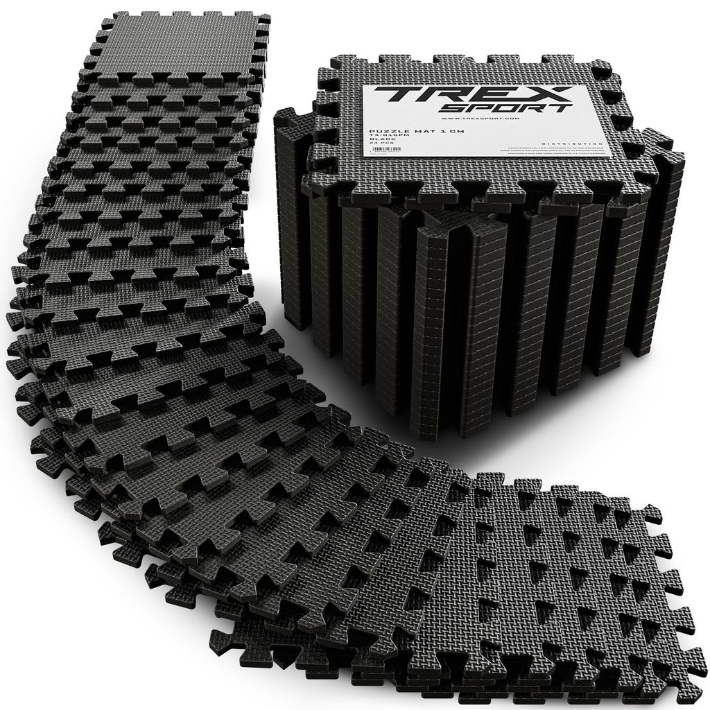 TREX SPORT Bodenschutzmatte Puzzlematte 24 Stk. Set Produktbild 