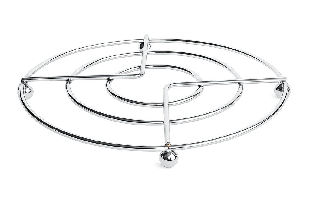 TOPFUNTERSETZER Chrom Ø17cm rund aus Metall Produktbild 