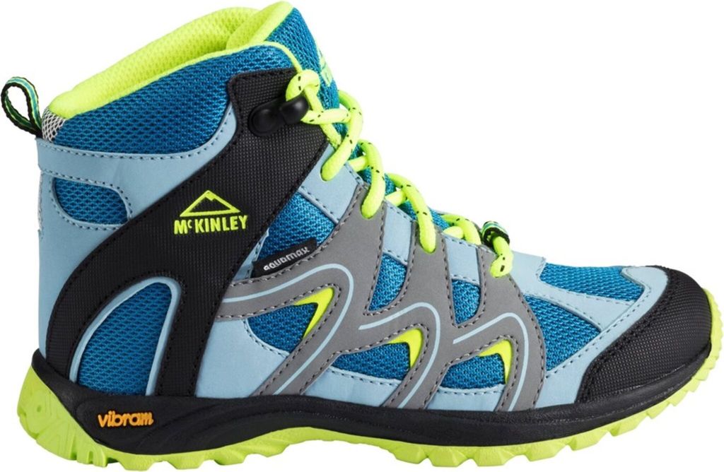 McKINLEY Ki.-Wander-Stiefel Montijo Mid AQX BLUE/GREY/GREEN LIME 39