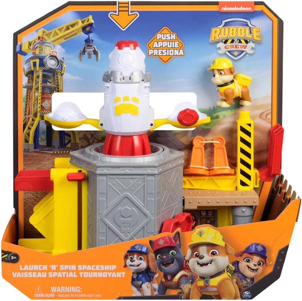 Jouet de Construction Parc d'Attractions Rubble & Crew avec Accessoires