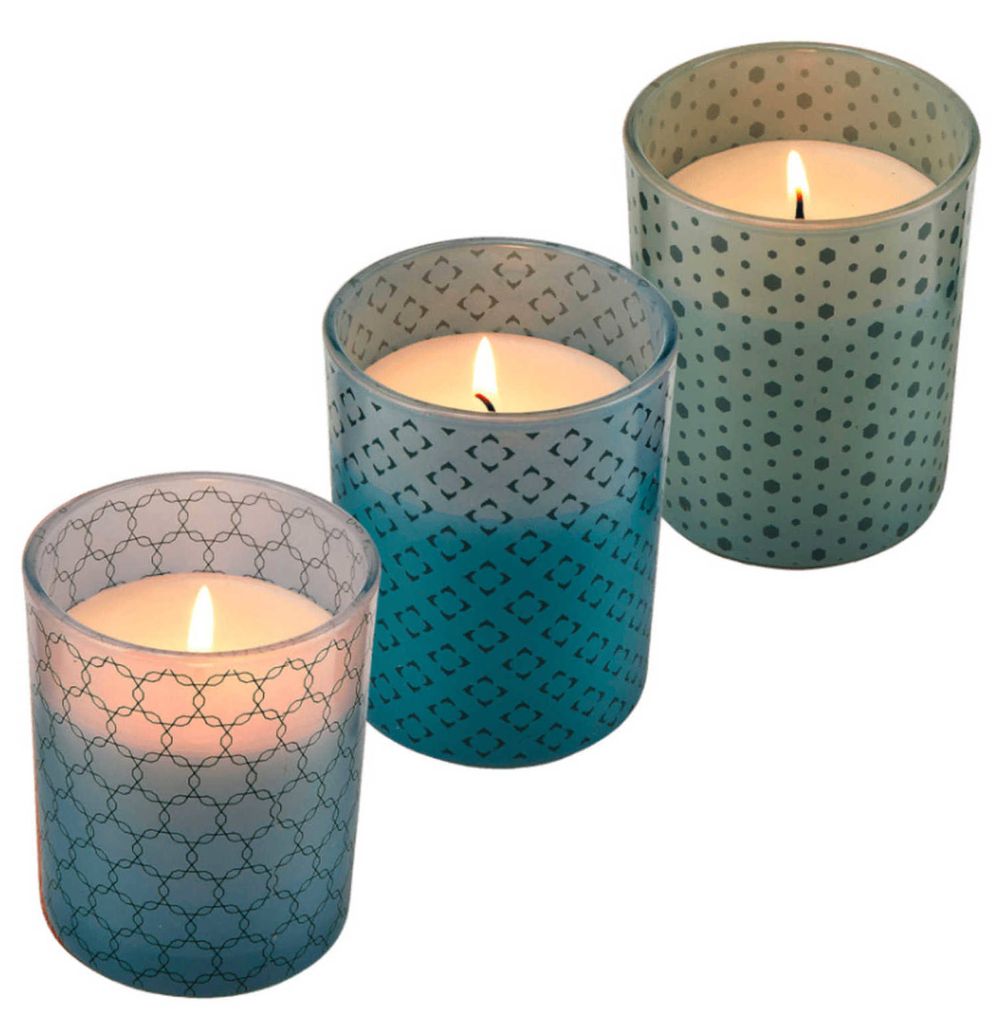 Living Art Geschenkkerzen 3-er Set Vital / Relax / Harmony