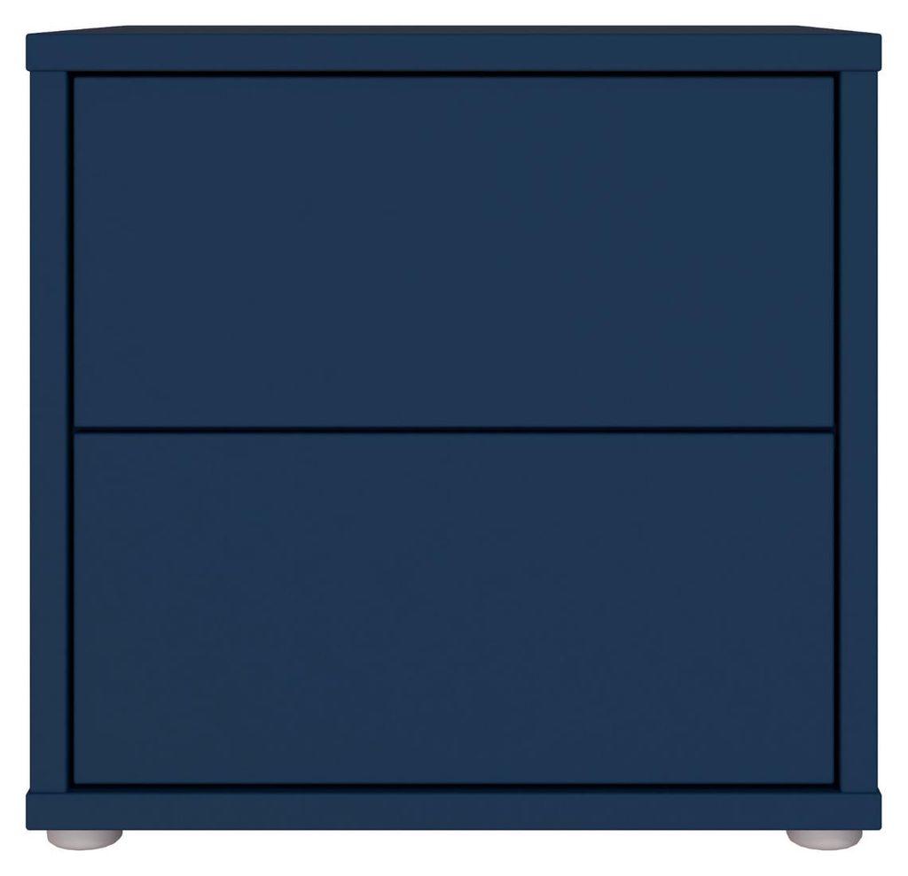 Nachtkommode >ALICE SPRINGS< in Nachtblau - 49,8x47,9x41,5cm (BxHxT)