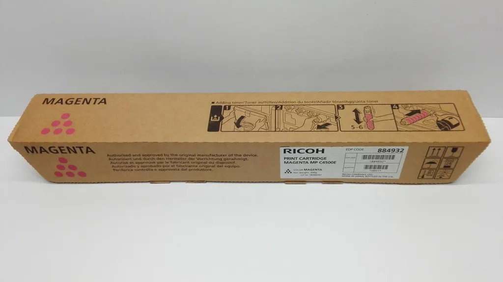 Ricoh 884932 MP C4500e toner magenta (equivalente a 888610 / 884936 ) -B