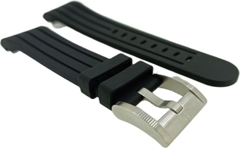 TW STEEL Uhrenarmband 24mm Silikon schwarz CEB214 TW849