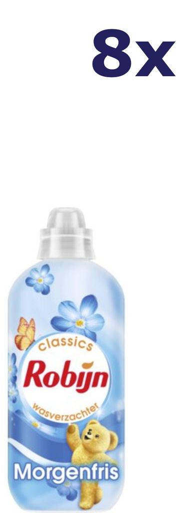 8x Robijn Wasverzachter - 55sc1,1L - morgenfris Produktbild 