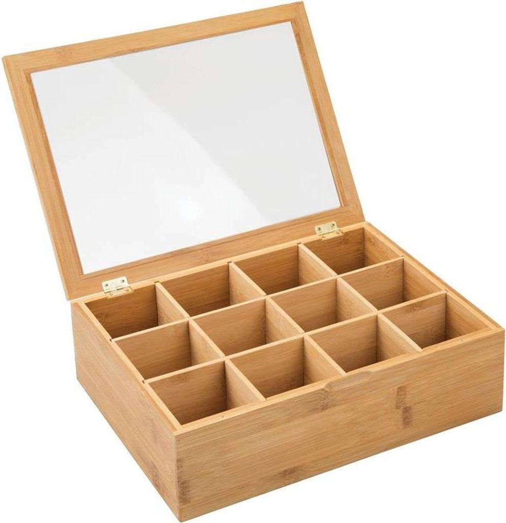 mDesign Teekiste Teebox Teedose Aufbewahrung Organizer Produktbild 