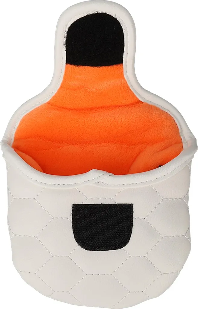 Offerta Copri Putter Bianco PU Semicerchio - Protezione Mazza Golf