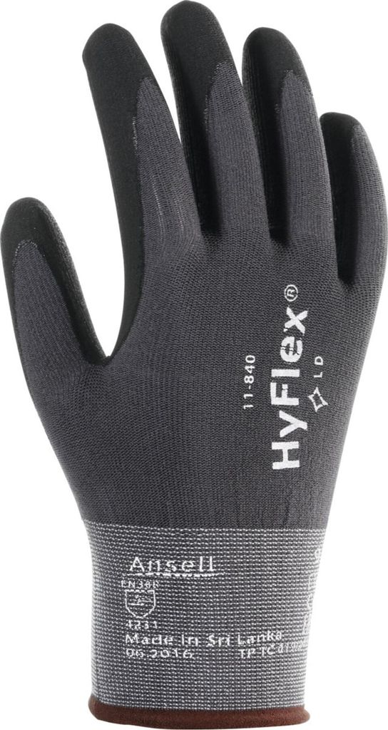 Para rękawic Ansell HyFlex 11-840, rozmiar rękawic: 9 Zdjęcie produktu 