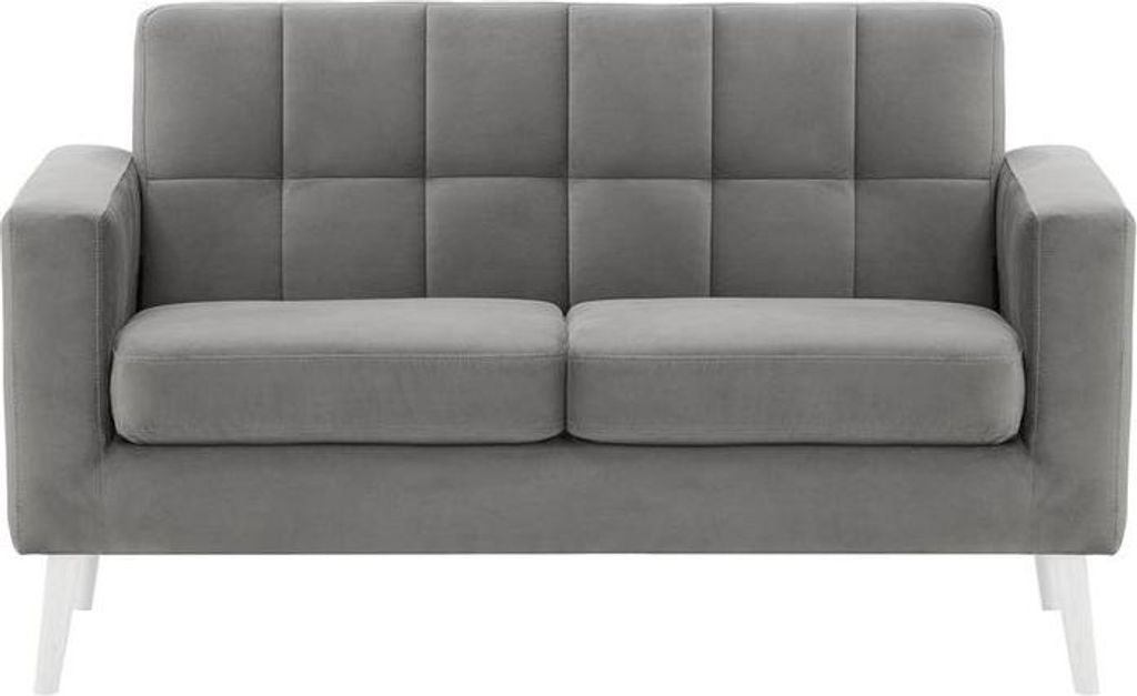 Zweisitzer-Sofa Neat-Velluto 17-white
