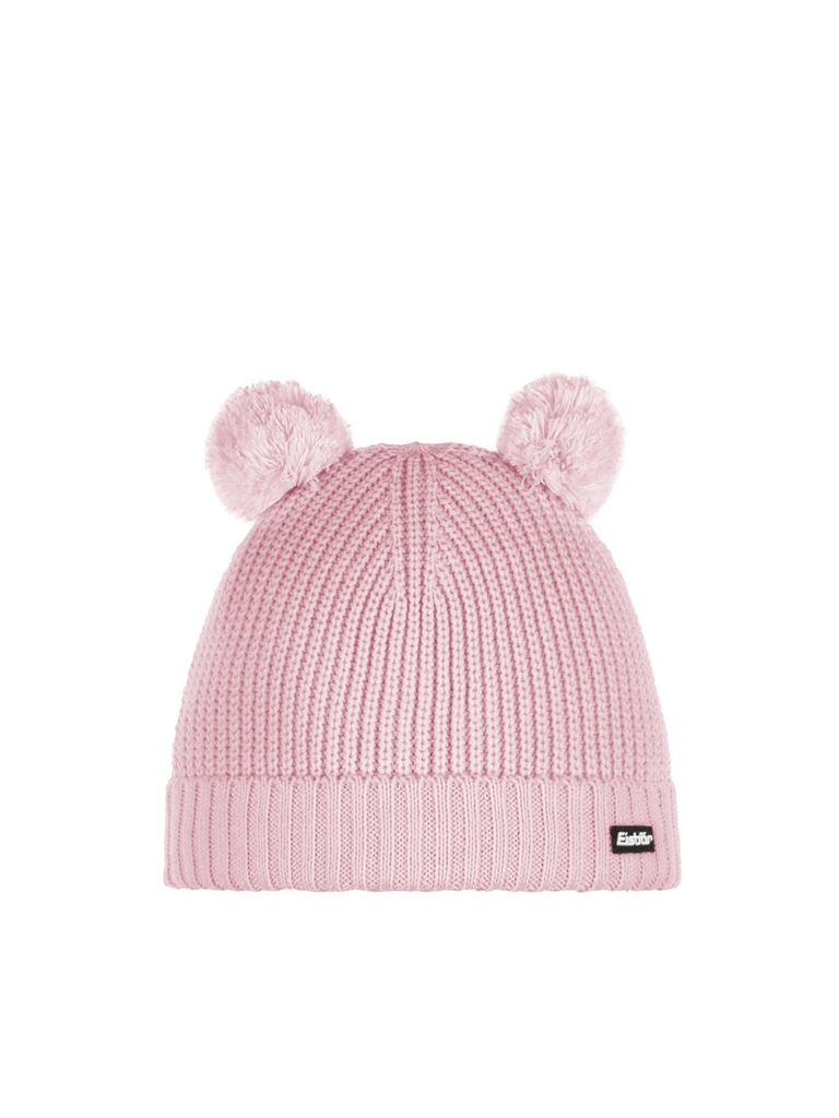 Eisbär Ponti Pompon Kids Beanie Pink Clay/Pink Clay/White Produktbild 