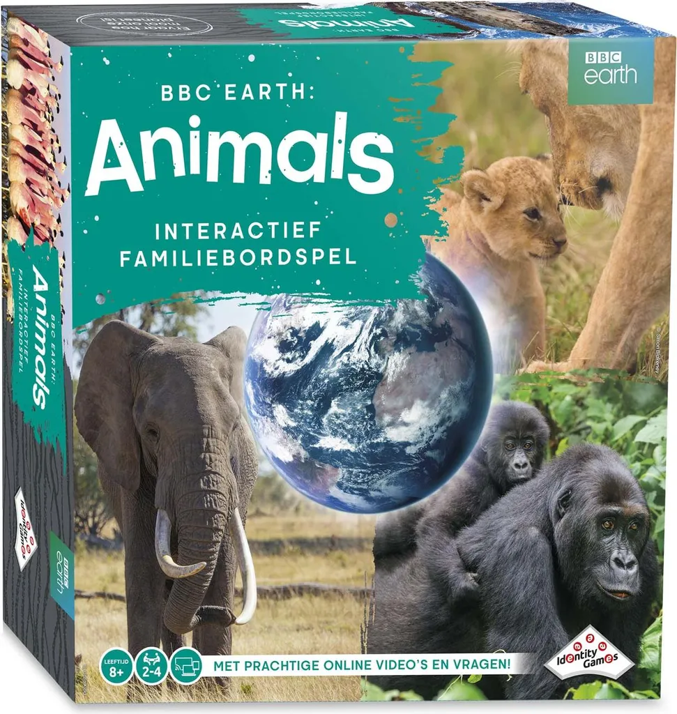Jeu de plateau scientifique BBC Earth Animals pour enfants et adultes