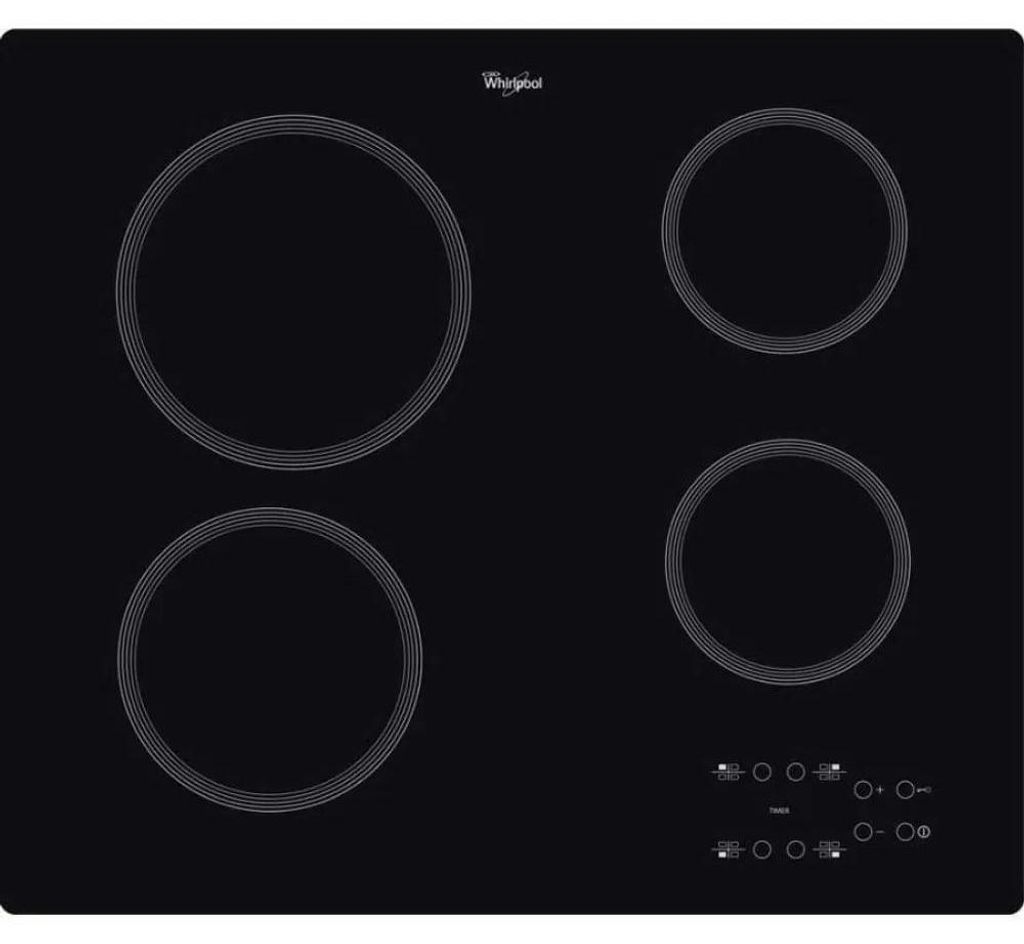 Whirlpool AKT 801/NE Kochfeld Schwarz Integriert 58 cm Produktbild 