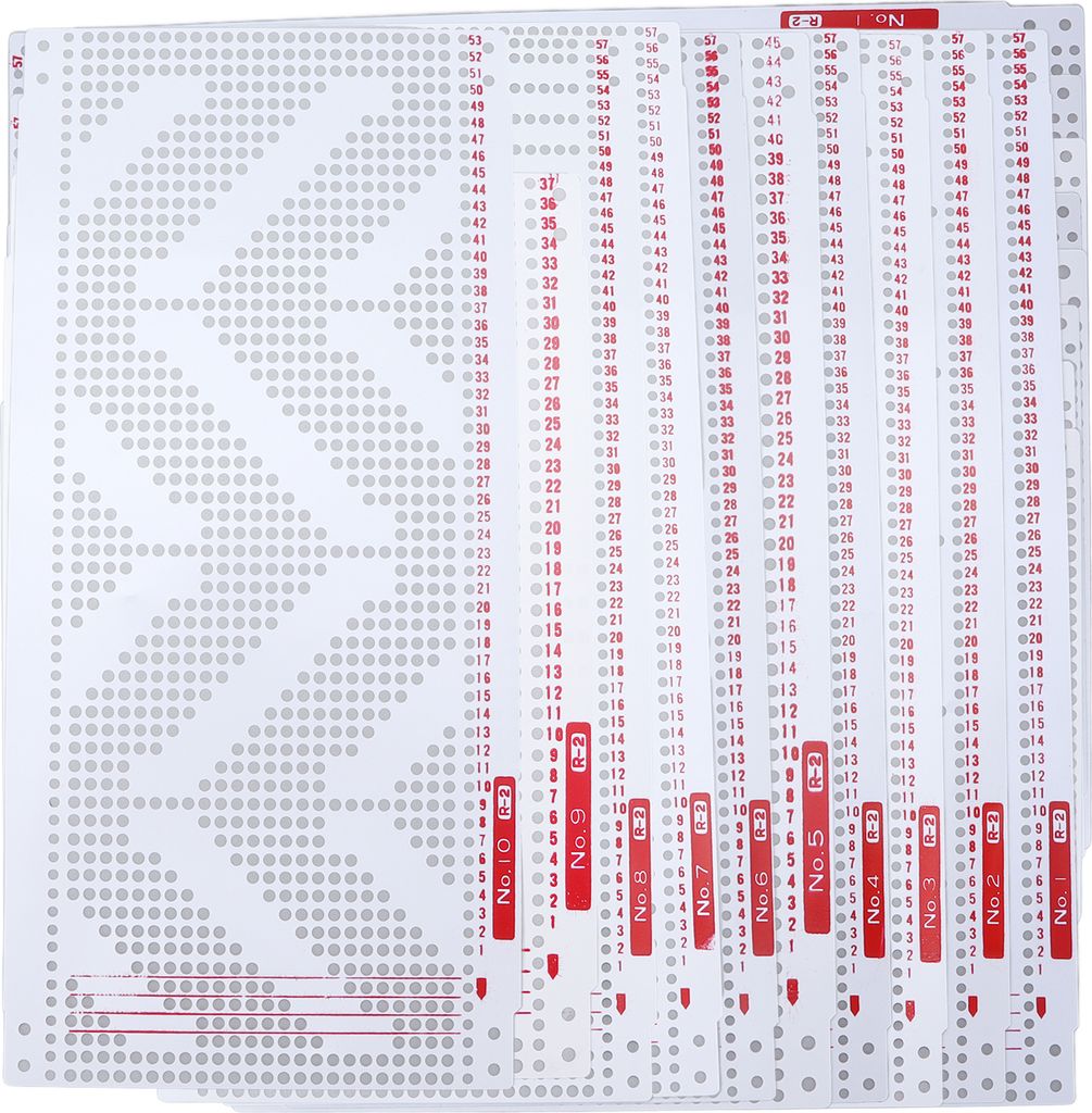 Lochkarten,Kartenmaschine,Strickmaschinenkarte,gelochte Karteikarten,Maschenlochkarte,Strickmaschinenzubehör