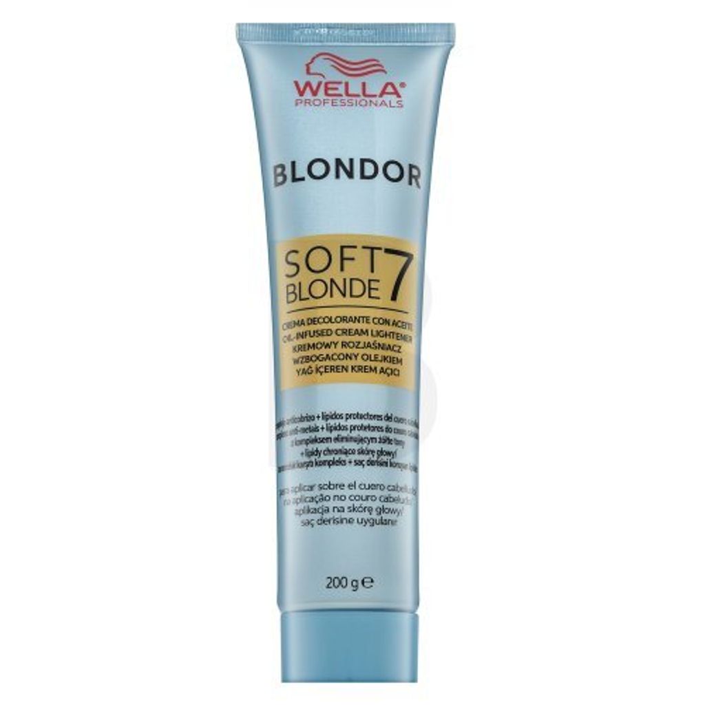 Wella Professionals Blondor Soft Blonde Cream Lotion Creme zur Haaraufhellung 200 g