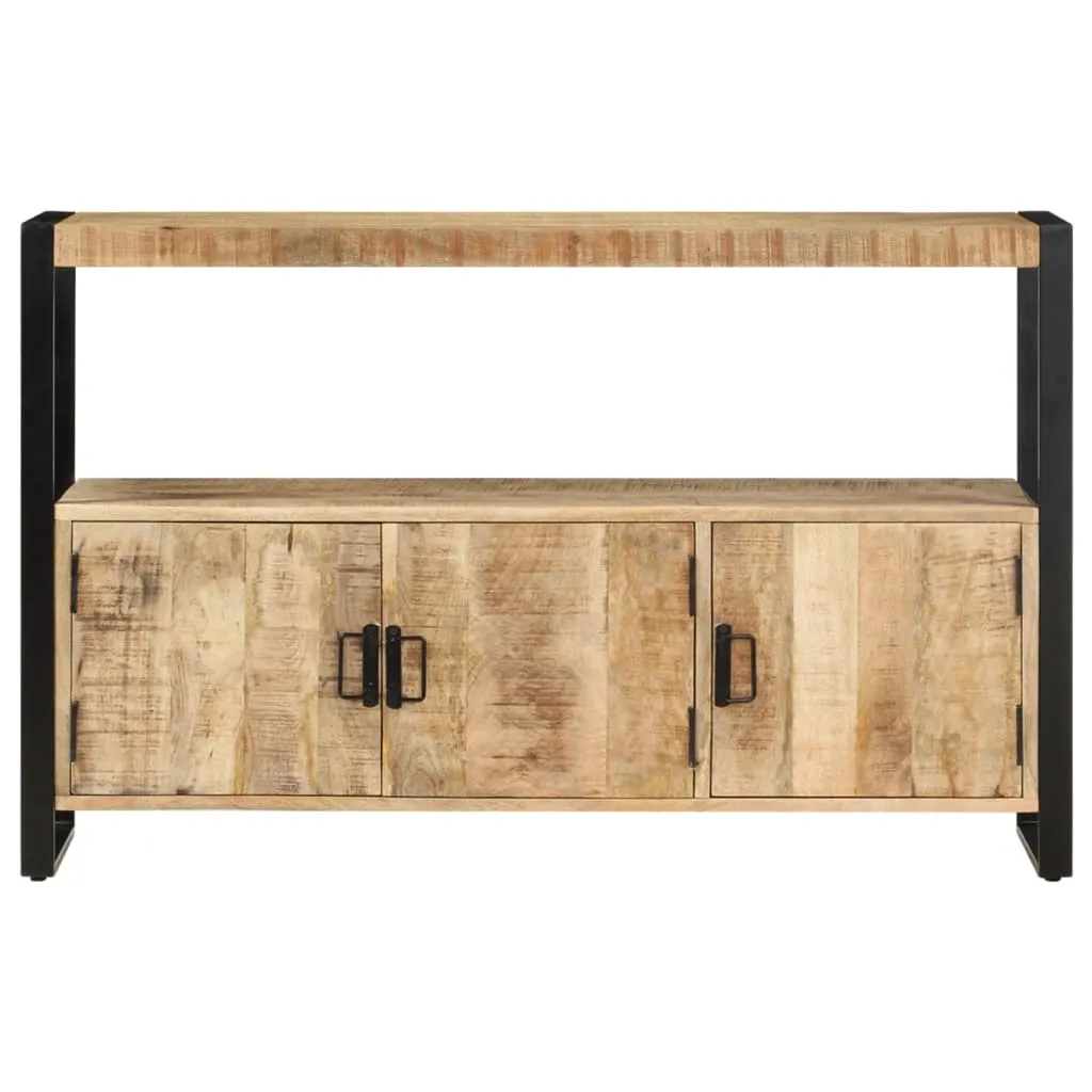 Armoire en manguier massif 120x30x75 cm avec finition artisanale unique