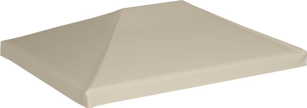 vidaXL Pavilion roof 310 g/m² 4×3 m Beżowy Zdjęcie produktu 