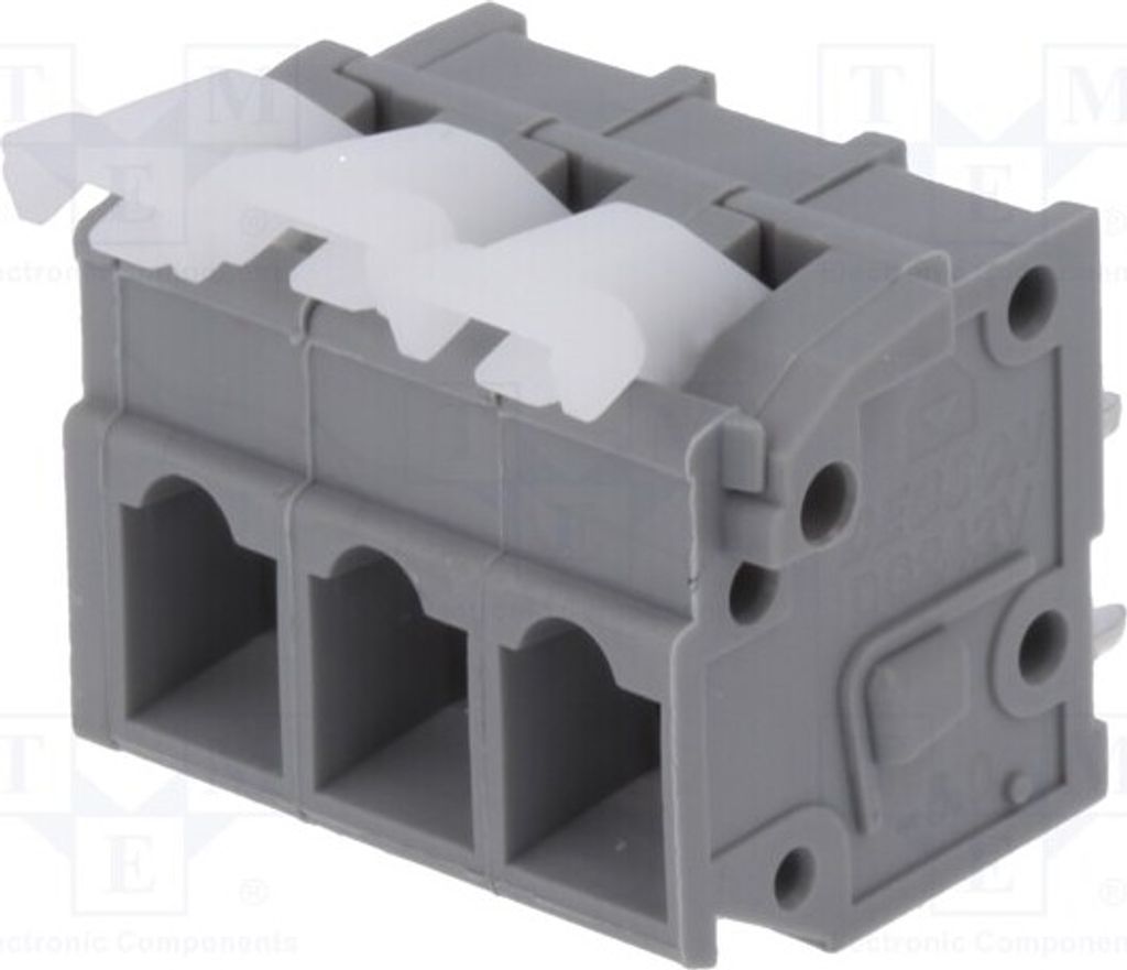 2x Klemmleiste für gerade Wege: 3 5mm 15A DG242V-5.0-03P-11-00AH Klemmleisten für