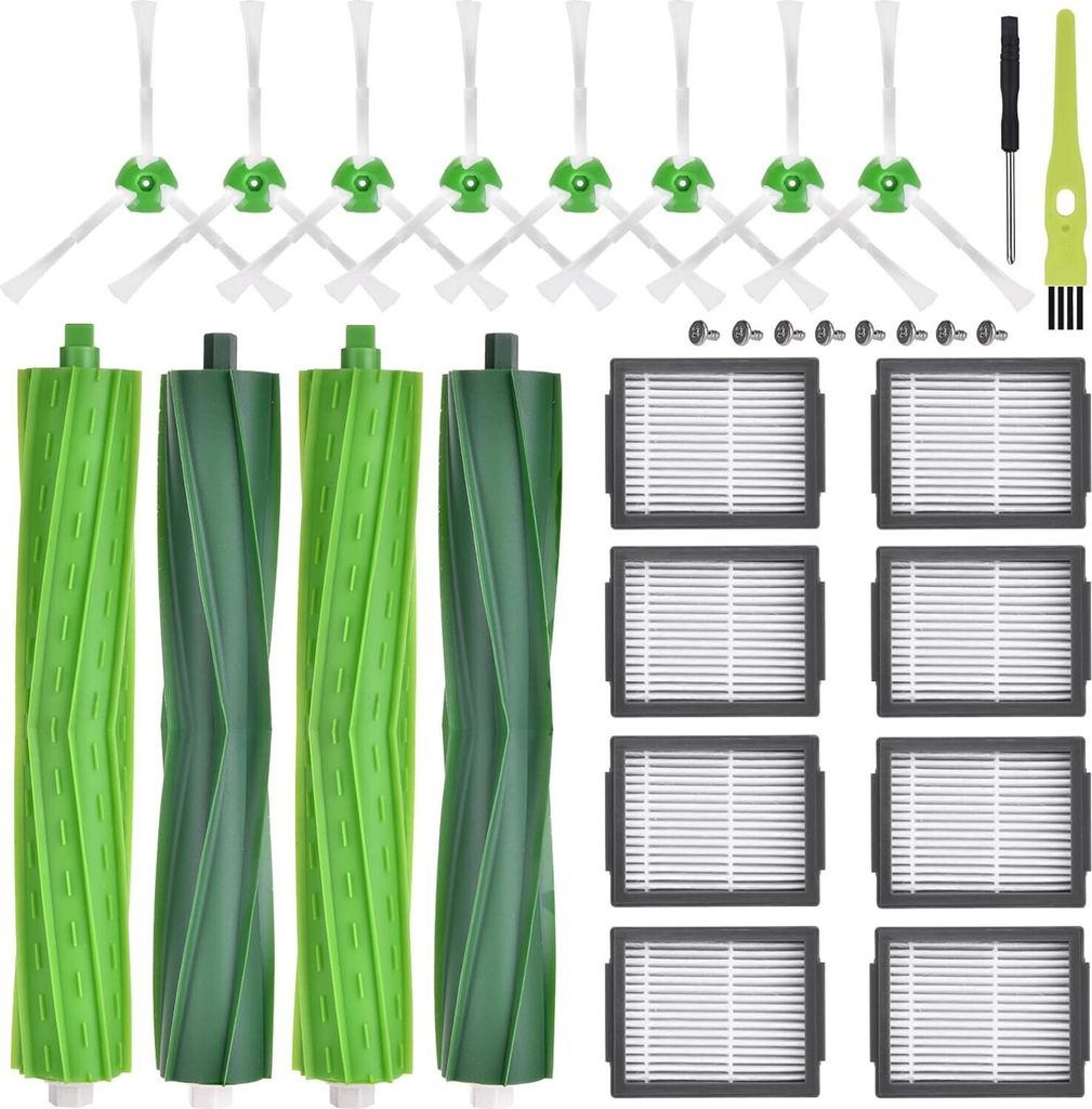 Ersatzteile für iRobot Roomba i7 Ersatz Zubehör Kompatibel mit iRobot Roomba j7 j7+/Plus i7 i7+ i3 i3+ i4 i4+ i6 i6+ i8 i8+ E5 E6 E7 Staubsauger