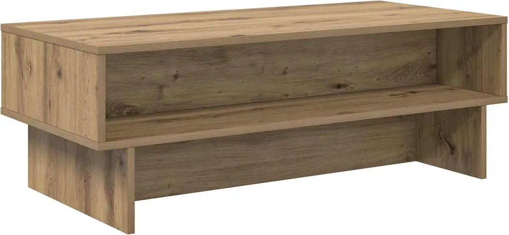 SYFAX™ Tavolino Salotto 100x46x35 Rovere Artigianale - Occasione Design