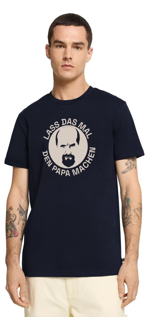 Spreadshirt Stromberg Lass Das Mal Den Papa Machen Männer Premium T-Shirt, M, Navy