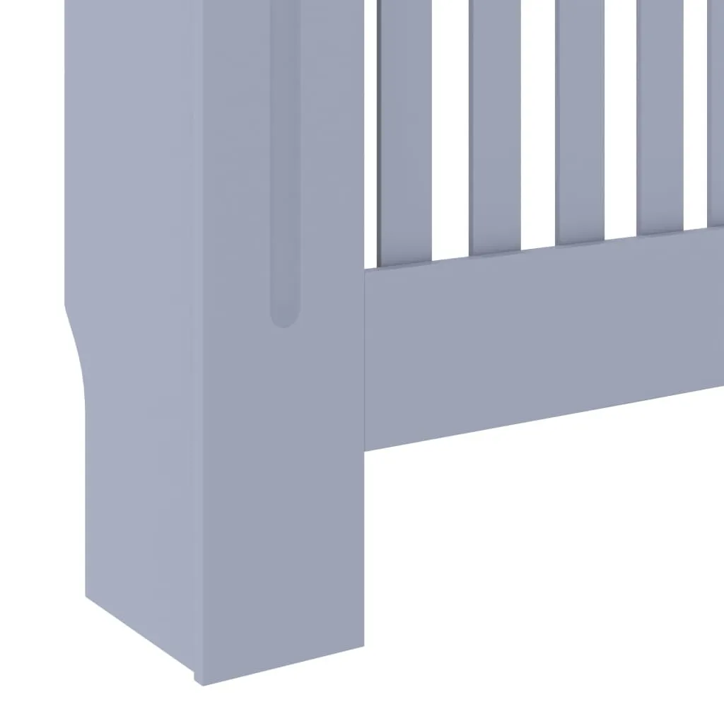 Meuble Cache-radiateur Gris 78 cm en MDF - Cache Radiateur Moderne - 7