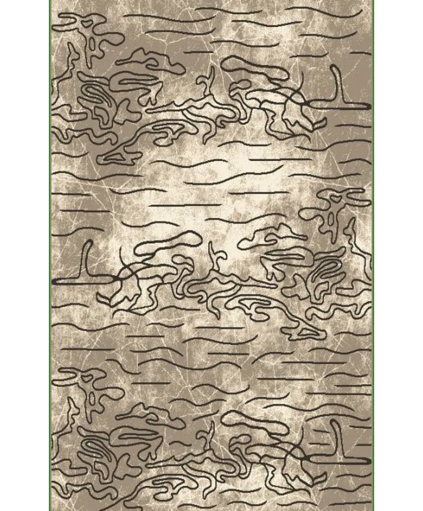 Tapis de séjour moderne BRAWLEY 6 beige 160x220 pour salon chaleureux