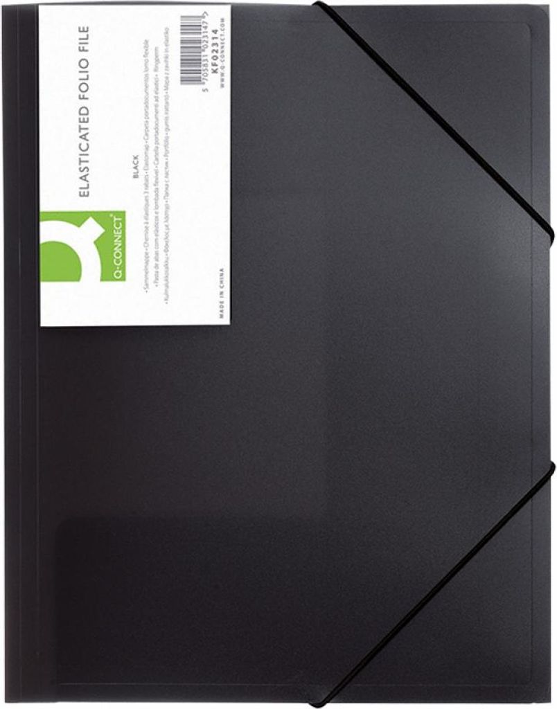 Connect Folder Clip & Elastic Frosted Black, 32 cm, 24,8 Produktbild 