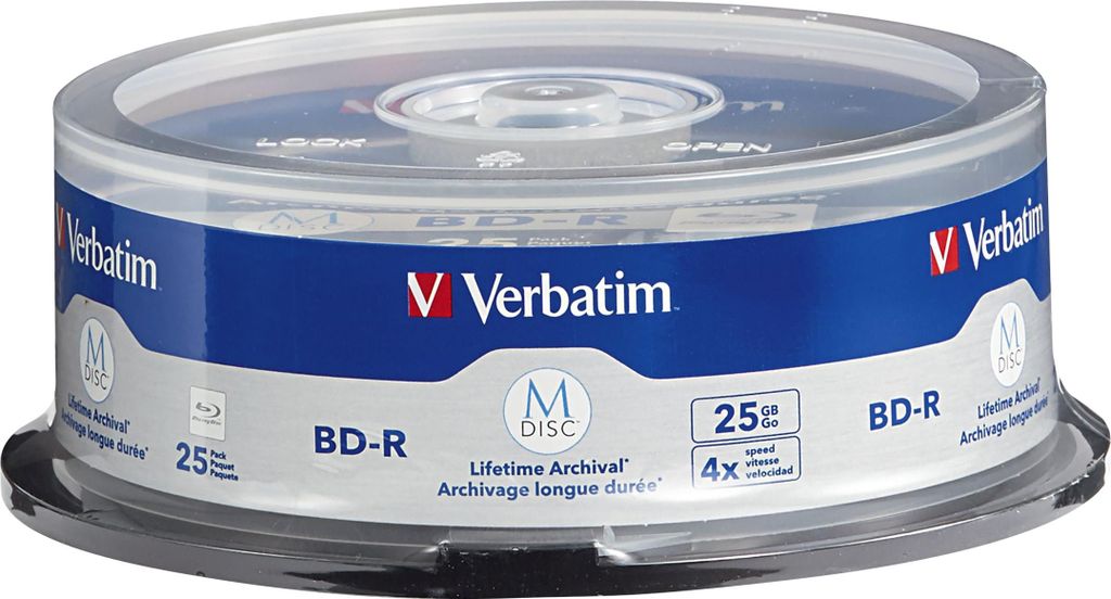 Verbatim M-Disc - 25 x BD-R - 25 GB 4x - Spindel Produktbild 