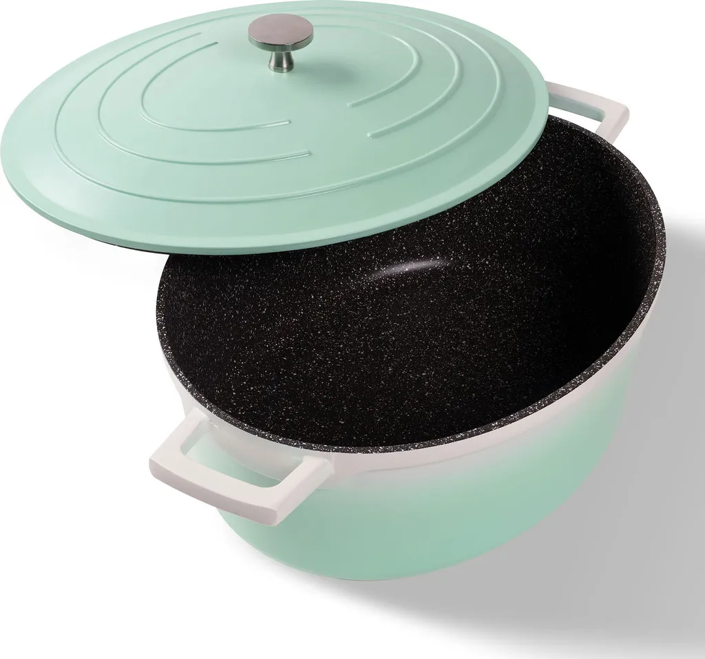 Cocotte STONELINE® Ovale 32cm Menta - Efficienza Garantita