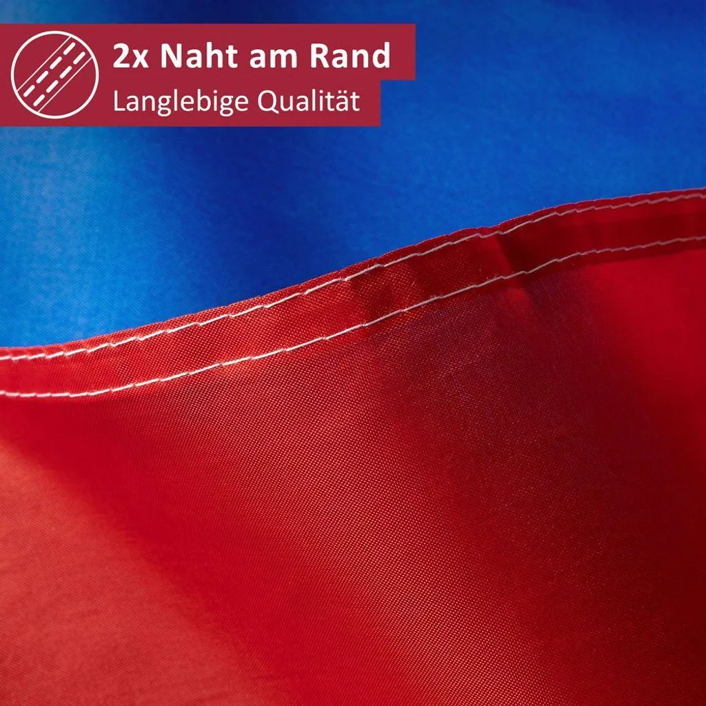 Drapeau de la Russie Résistant aux UV avec 2 Oeillets - Format 90x150cm